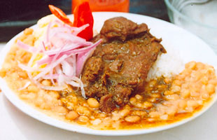 Seco norteño con frijoles