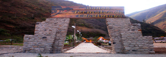 Entrada a los Baño Termales de Cocalmayo