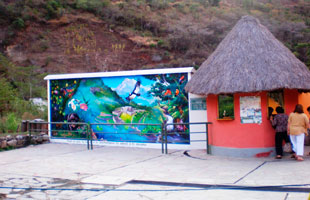 Entrada a los Baño Termales de Cocalmayo