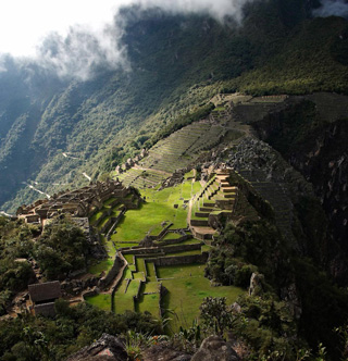 Explanada de Machu Picchu